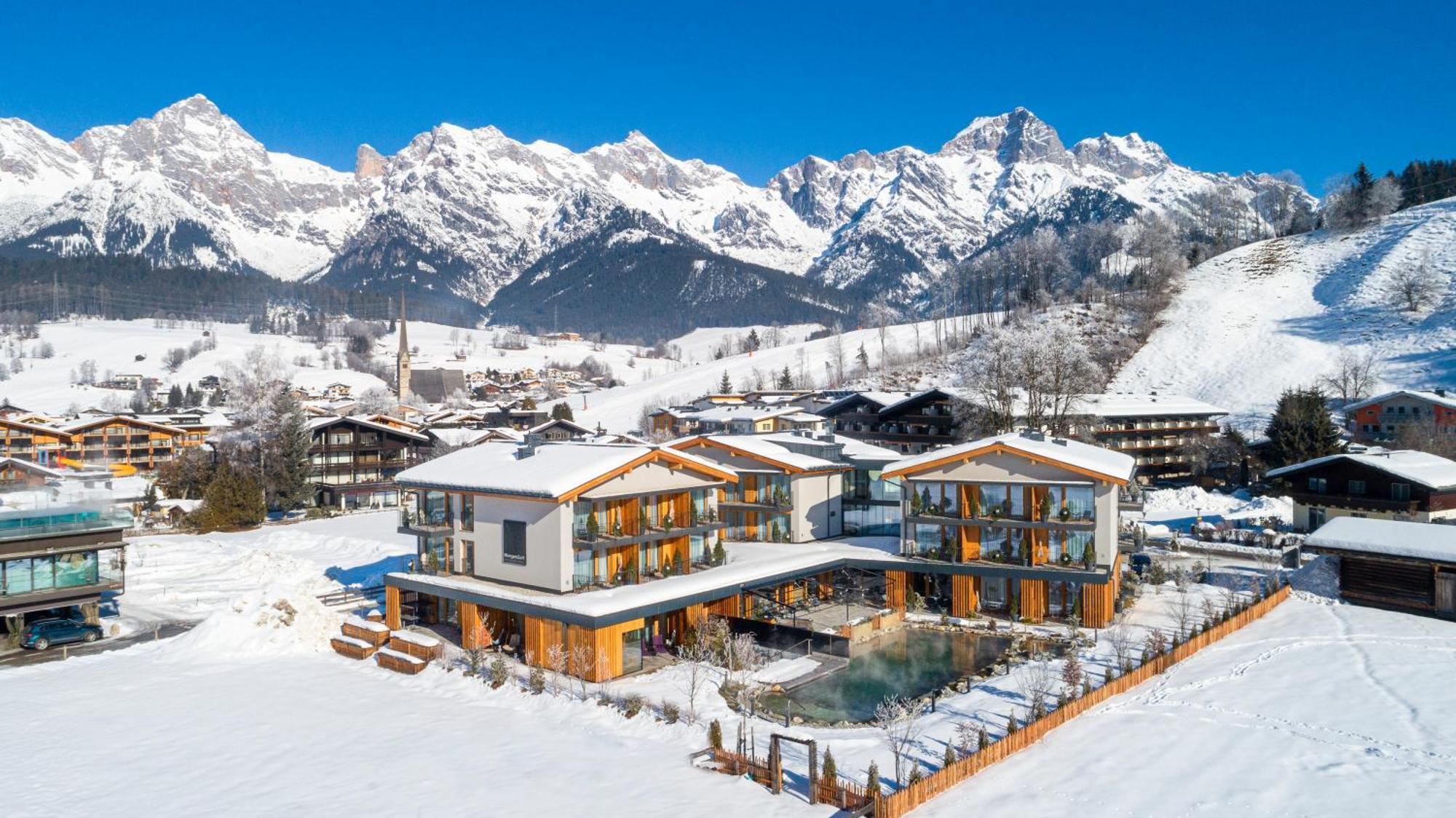 Hotel Morgenzeit -Natuerlich.Bed&Brunch 마리아알름암스타이너르넨미어 외부 사진